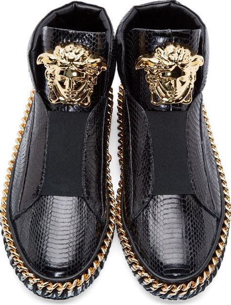 versace men's shoes free shipping|versace medusa men's shoes.